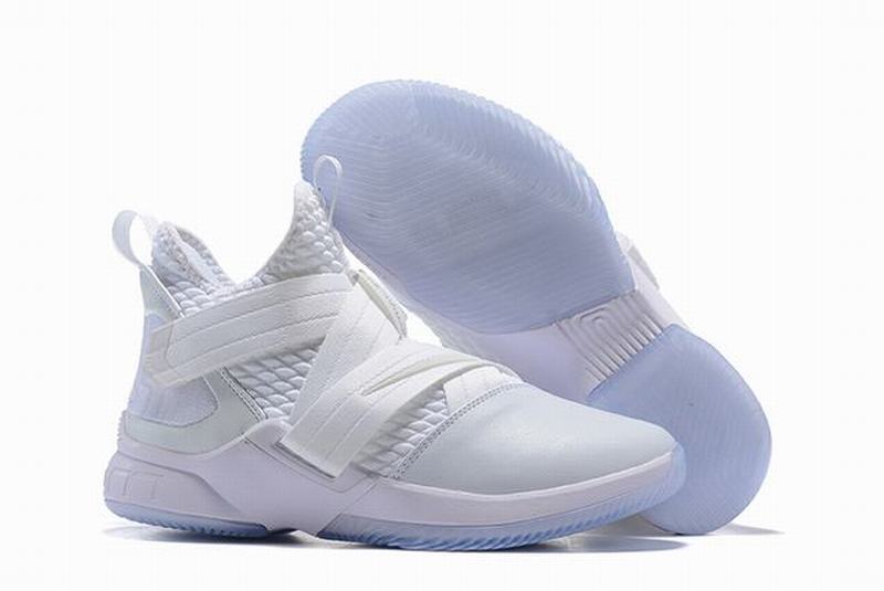 Nike Lebron James Soldier 12 Shoes Pure White
